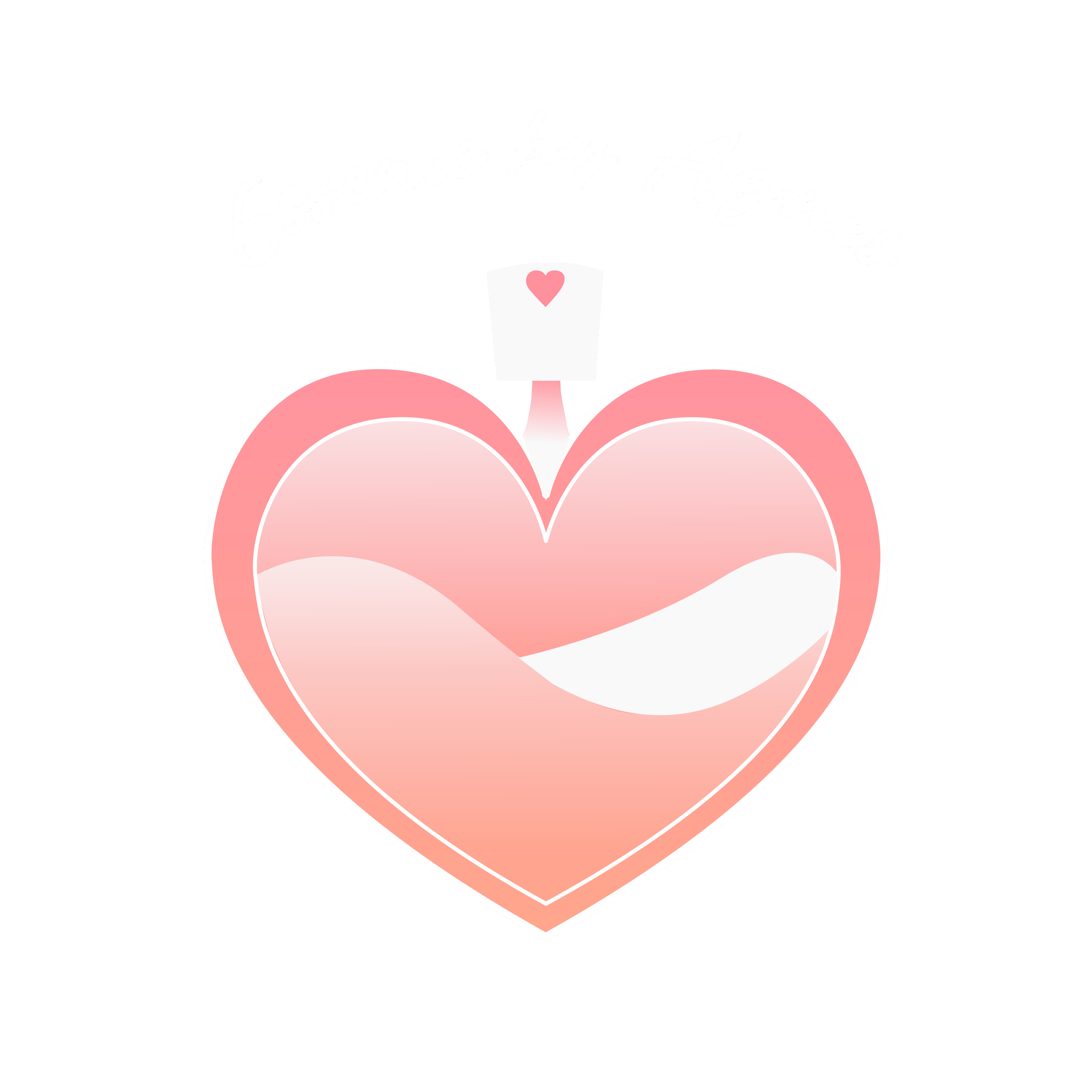 Essence by Agnes — różowy flakon w kształcie serca.